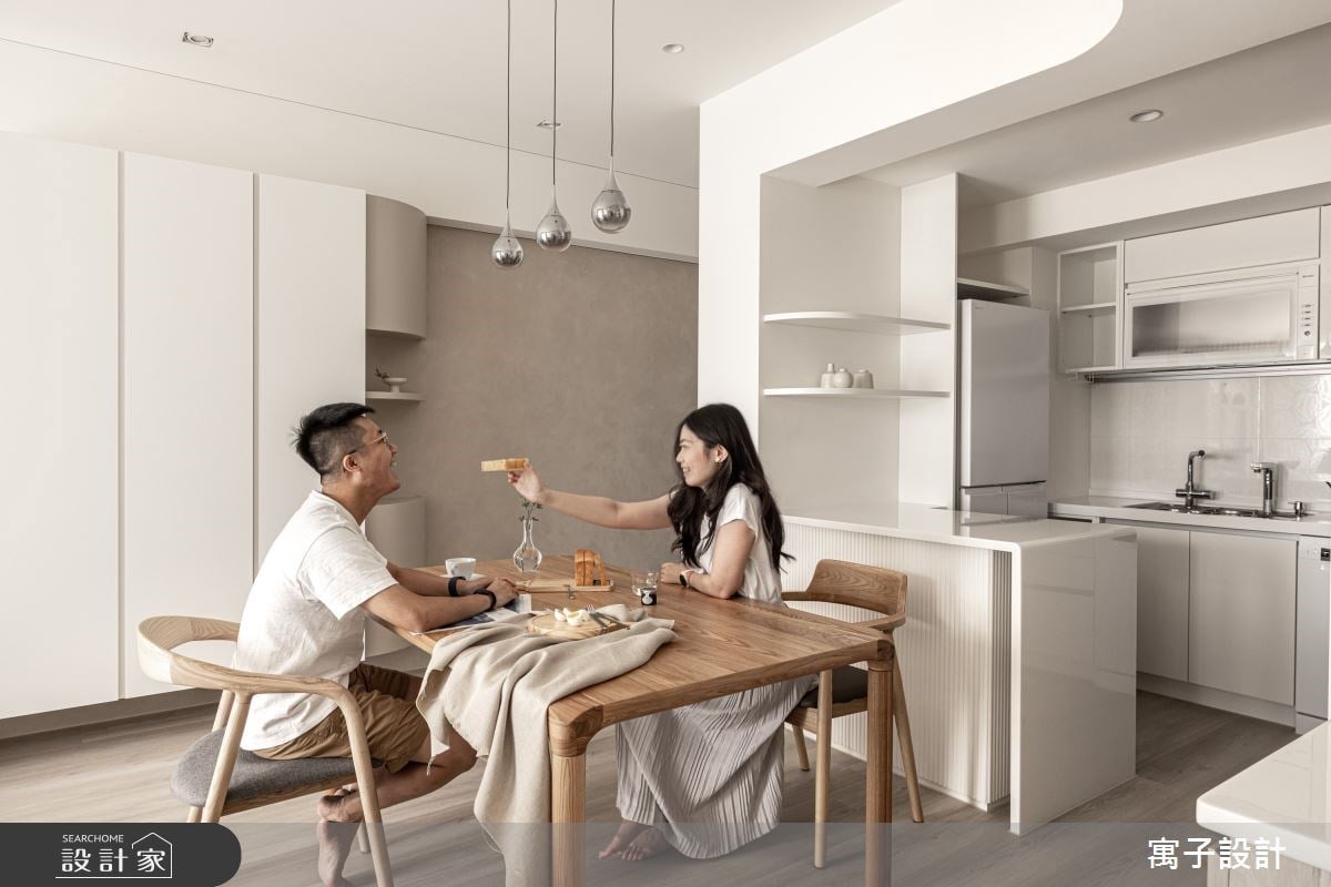 從溫暖凝視看見對家的嚮往！輕淺燕麥色新婚宅，以明亮神情迎來北歐風景