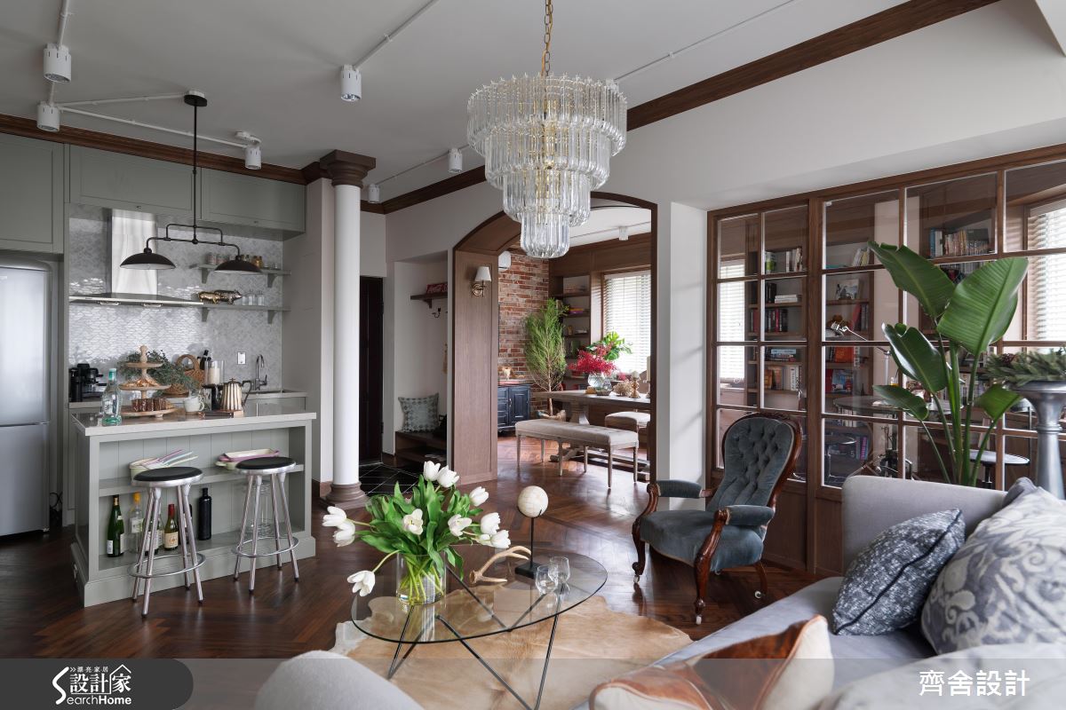 描摹老房子的恬靜美好 復刻 25 坪美式木色回憶