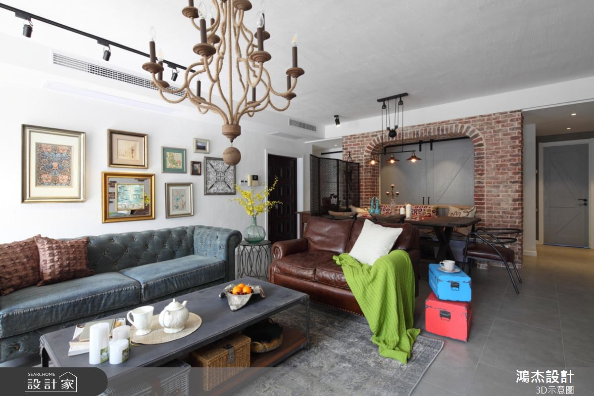 英式鄉村風 X 復古文青系！36 坪三代同堂宅好時髦！