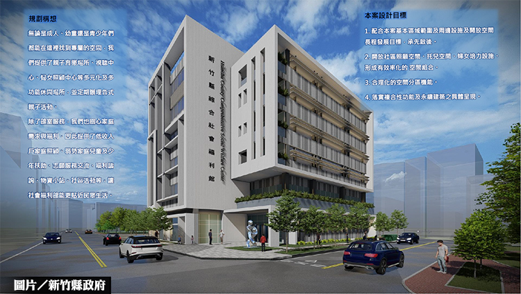 耗資2.1億 打造竹縣一站式社福服務