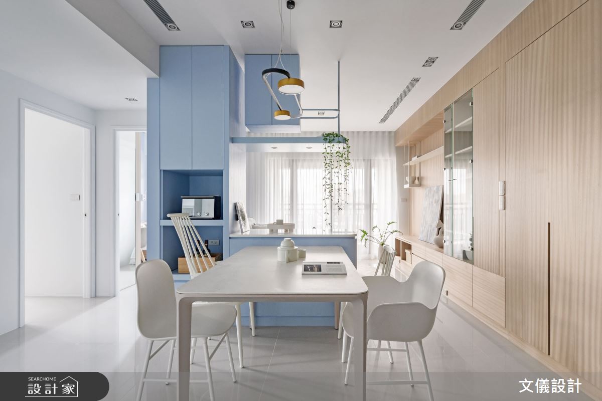 25 坪看見清新與奢華的總和！現代藍調豪宅天天都有 101 夜景相伴