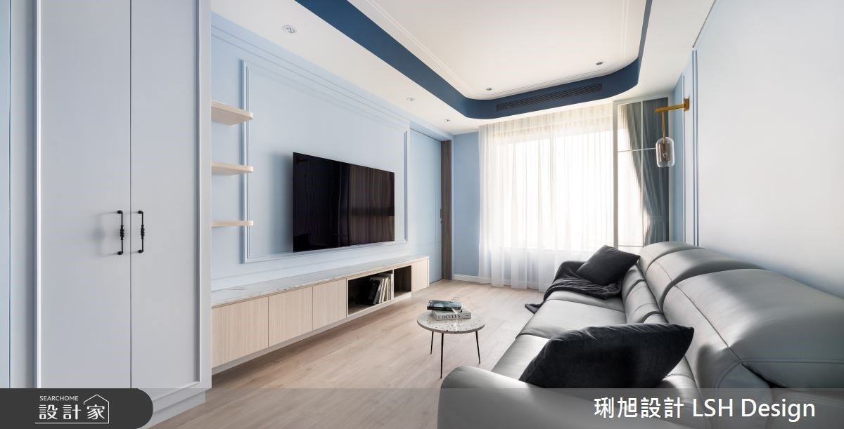 廚房中島串連用餐空間、隱藏門設計優化動線，清新美式風詮釋母女間優雅...