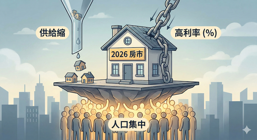 「2026 房價會跌嗎？」