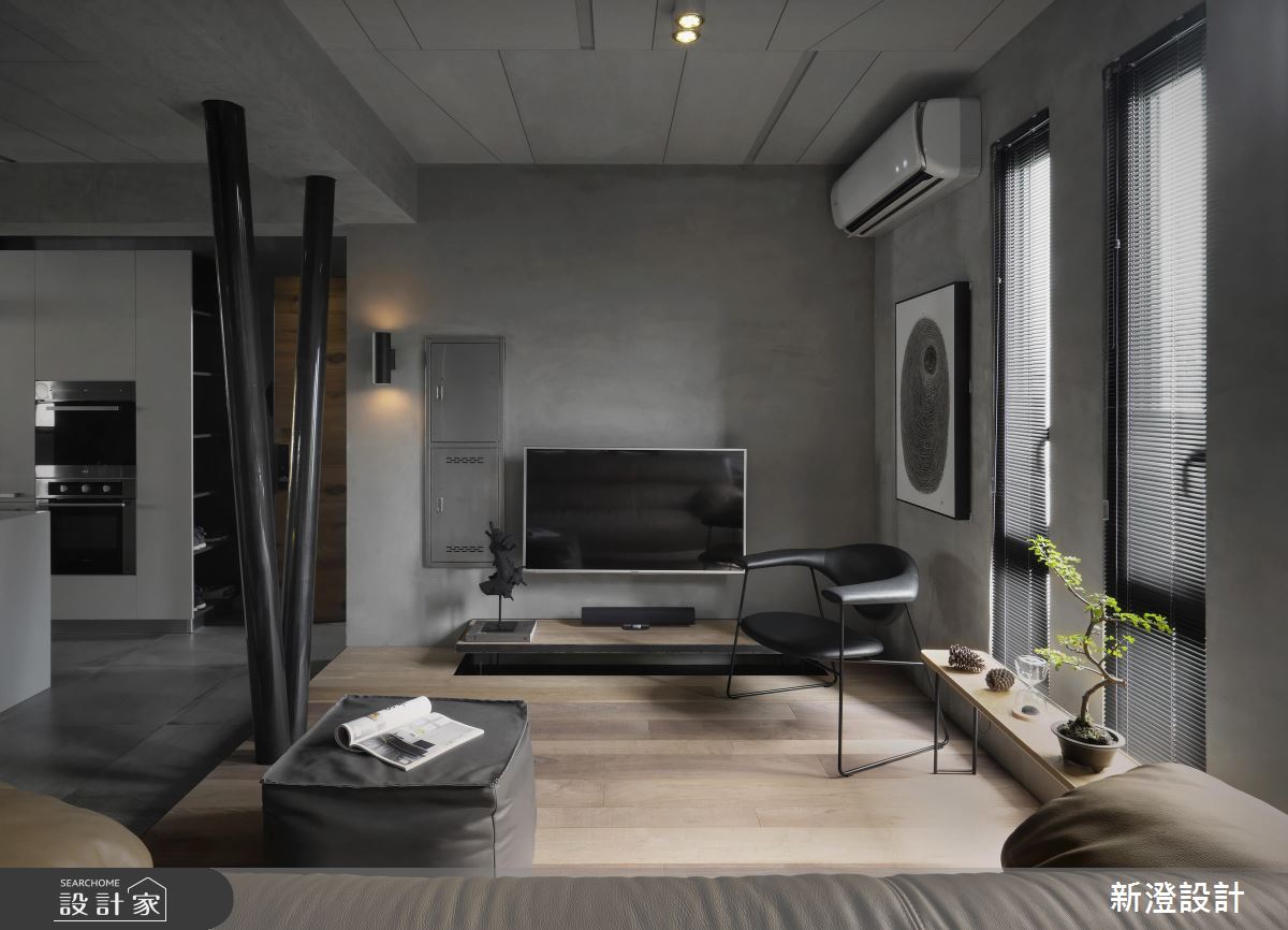 長型老屋新進化！用真建材、好設計打破完美主義