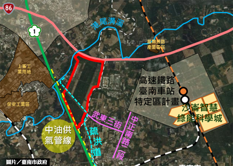 南科三期+沙崙綠能園區 台南產經前景佳