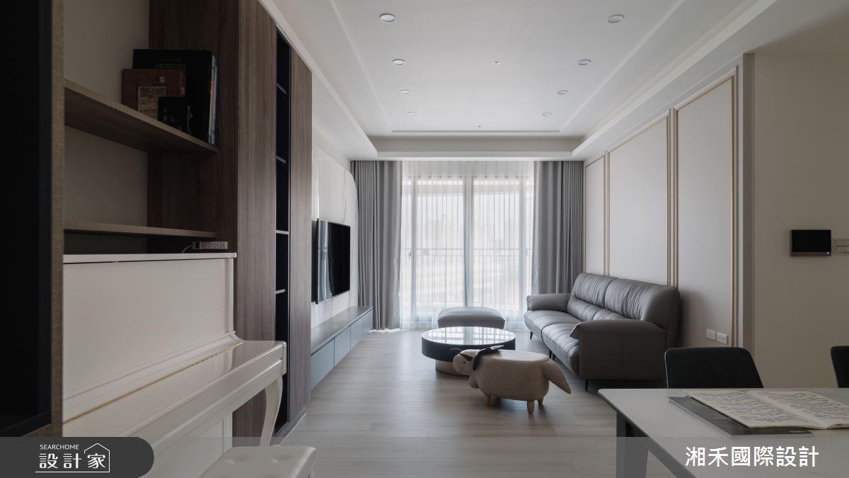 大地色的高級感！45坪輕奢裸妝系混搭宅，照亮美好日常