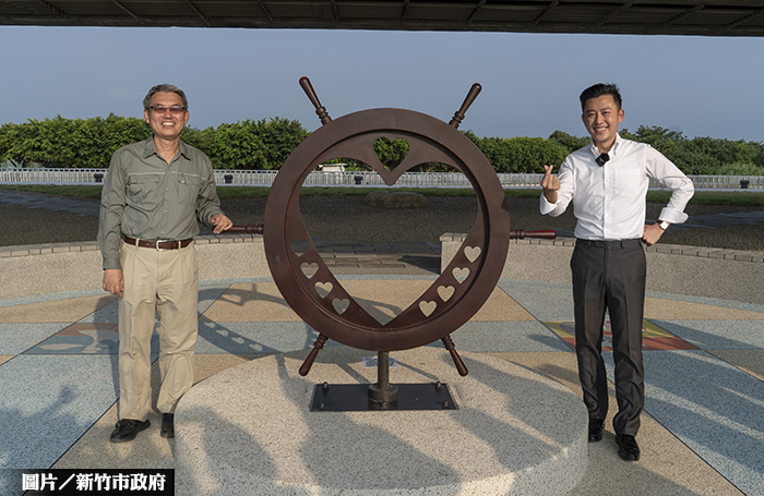 竹市左岸 舊港島改造 水岸平台可賞景