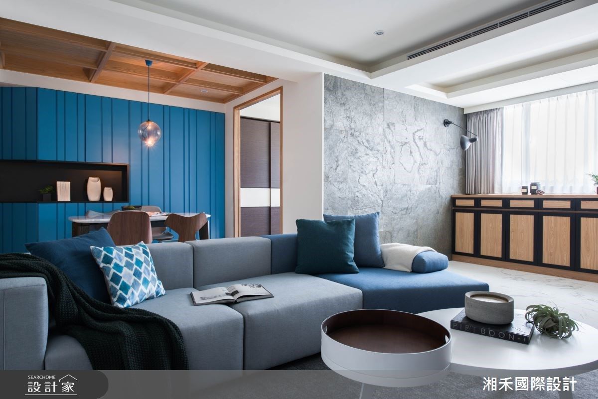 湛藍時尚經典現代風！邁向優雅生活的品味居所
