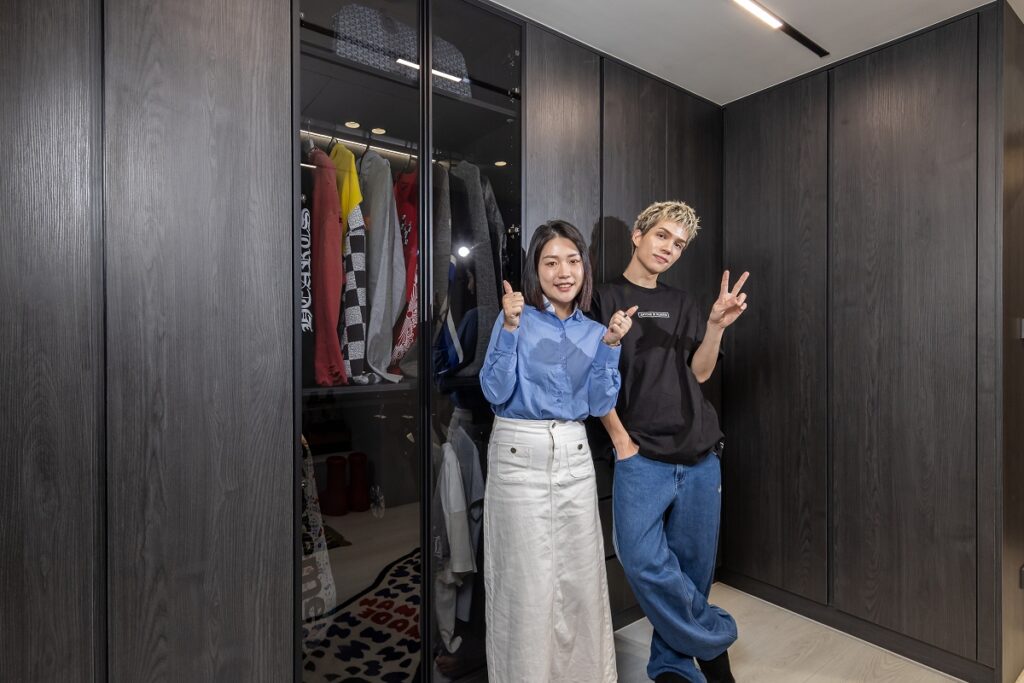 派偉俊的潮流更衣室開箱：冷色系時尚收納展間，歐德傢俱量身打造