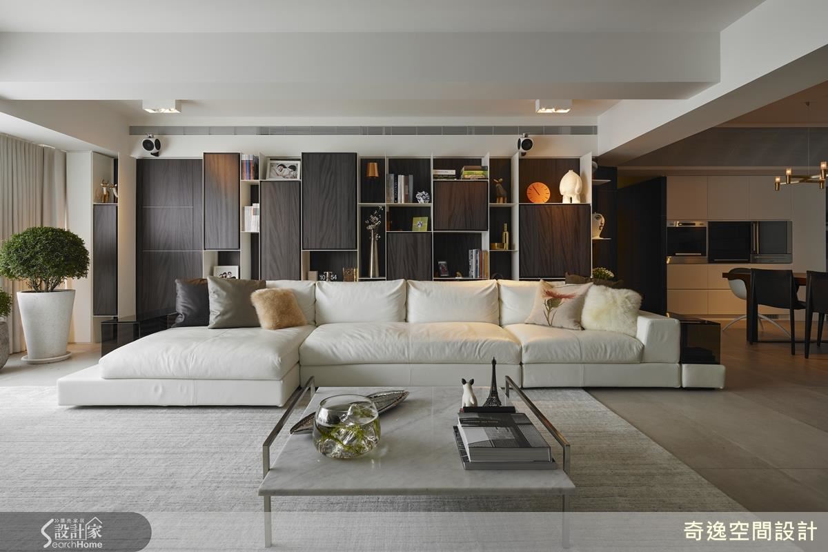 客廳轉向看盡林蔭大道 30年老屋大器升級