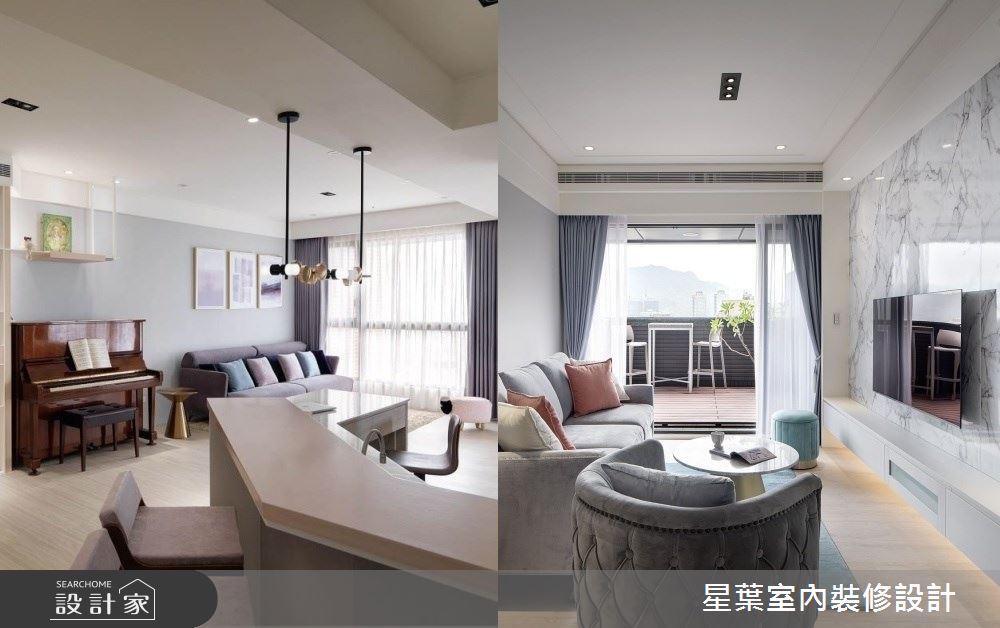 陽光露台、造型吧台品酒＋辦公！客製化打造粉領新貴生活哲學