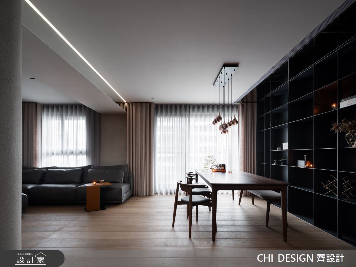 寧靜黑與灰共築摩登雅居!35坪美宅兼容互動與獨處顯化理想生活縮影
