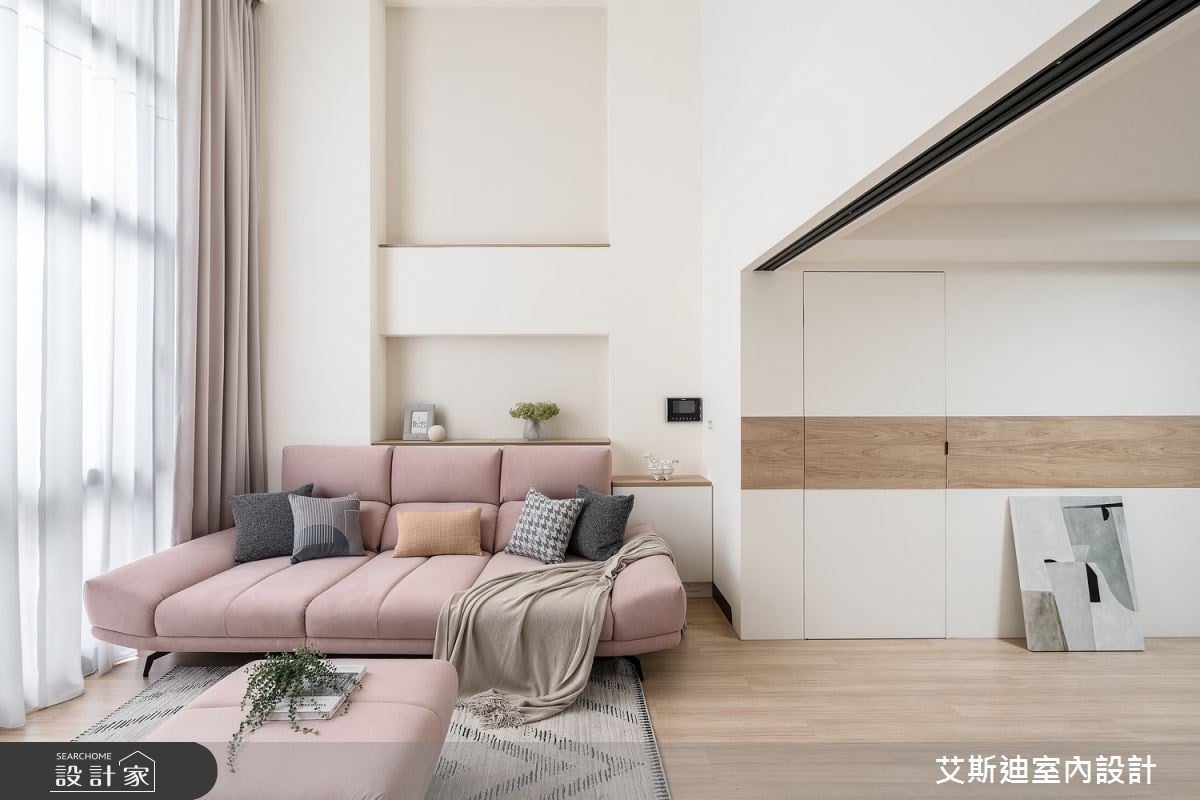 願每一天都能閃閃發亮！日式無印風透天的挑高設計，為三代找到最舒適的樣貌