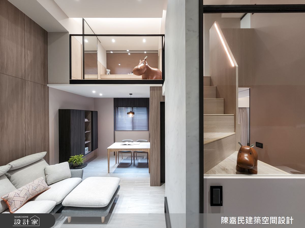 機能十足的百分百設計，幻化28坪簡約風空間