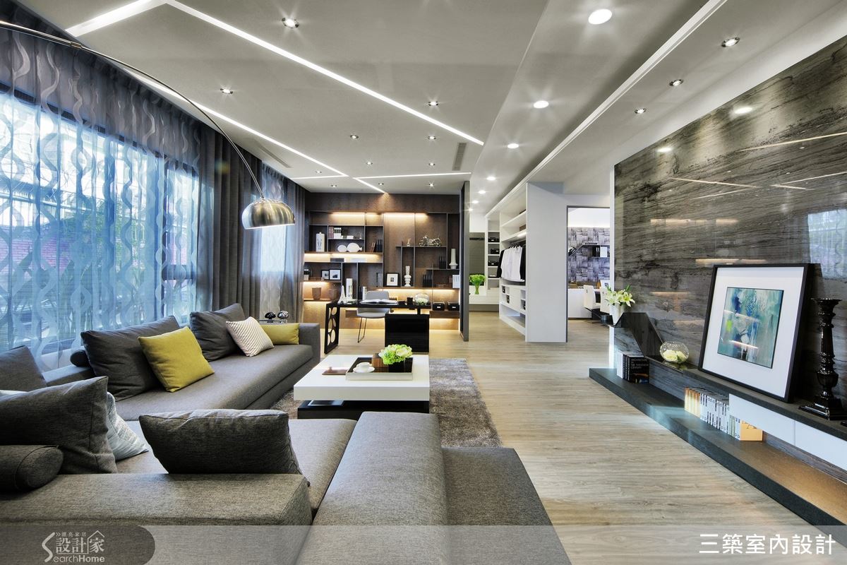 現代簡約VS.新古典 打造敞朗開闊的都心大宅