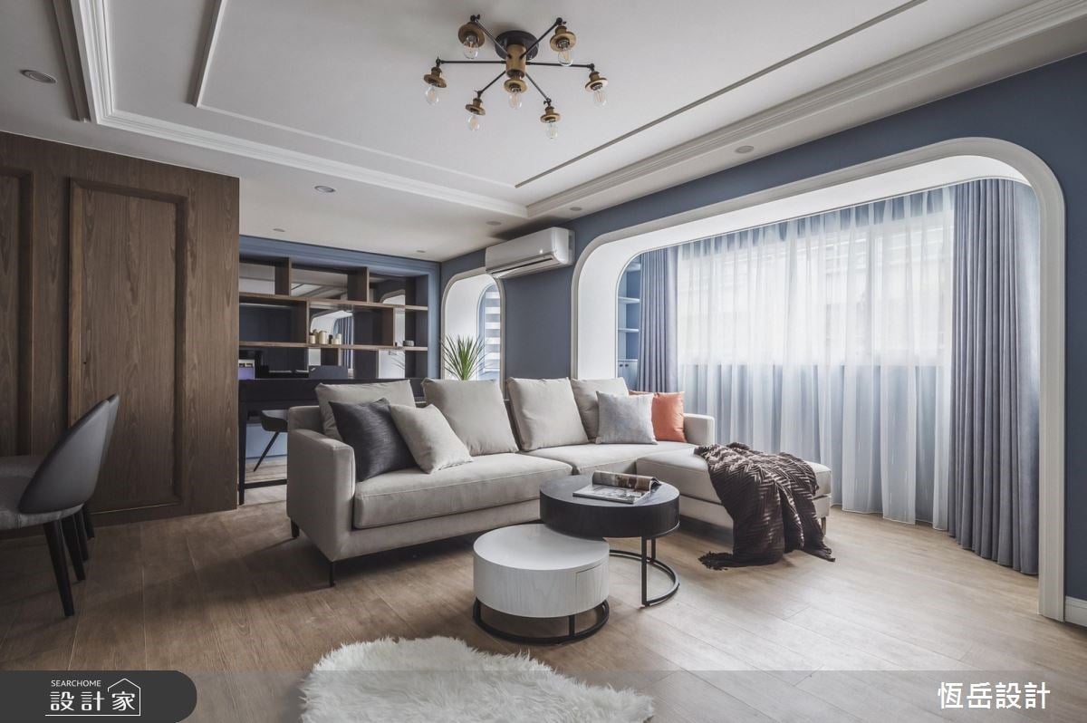 找回老屋浪漫靈魂！優雅灰藍美式宅，連結信仰和唯美時光！