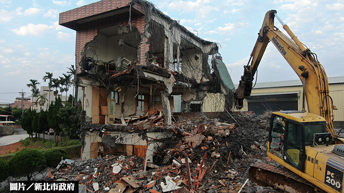 新北通過 強制拆除違建收費條例