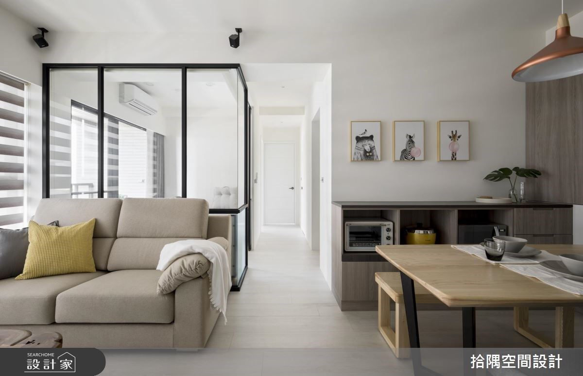 每天都讓你怦然心動！19坪空氣感居家，用清水模、純白寫下輕盈的簡約質感