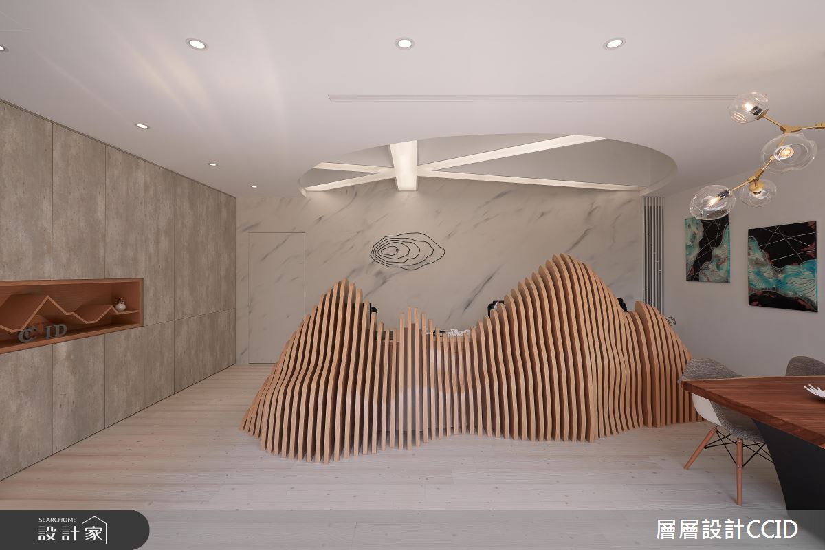 層層加碼的好設計！在辦公室內養一座不得了的山