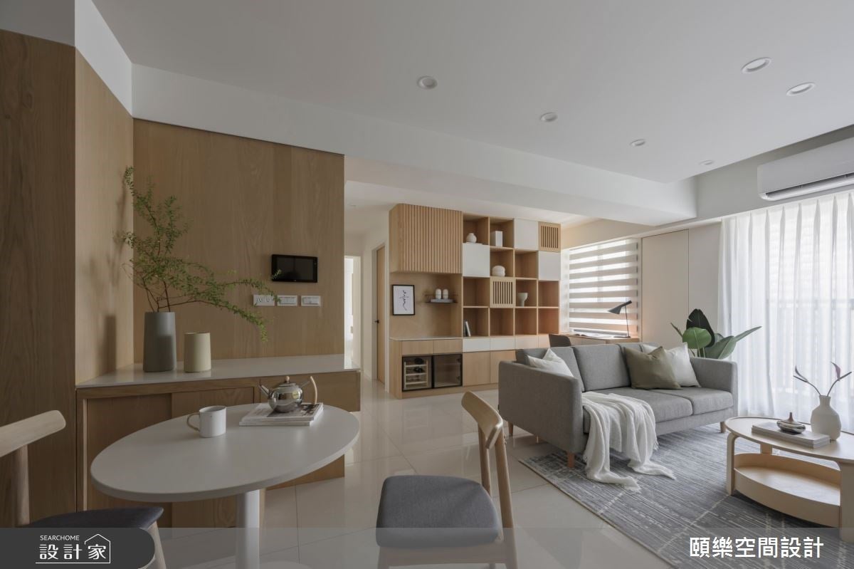 日式無印風帶來幸福感！30坪自然系親子宅，用Mini Bar、夢想書牆成就慵...