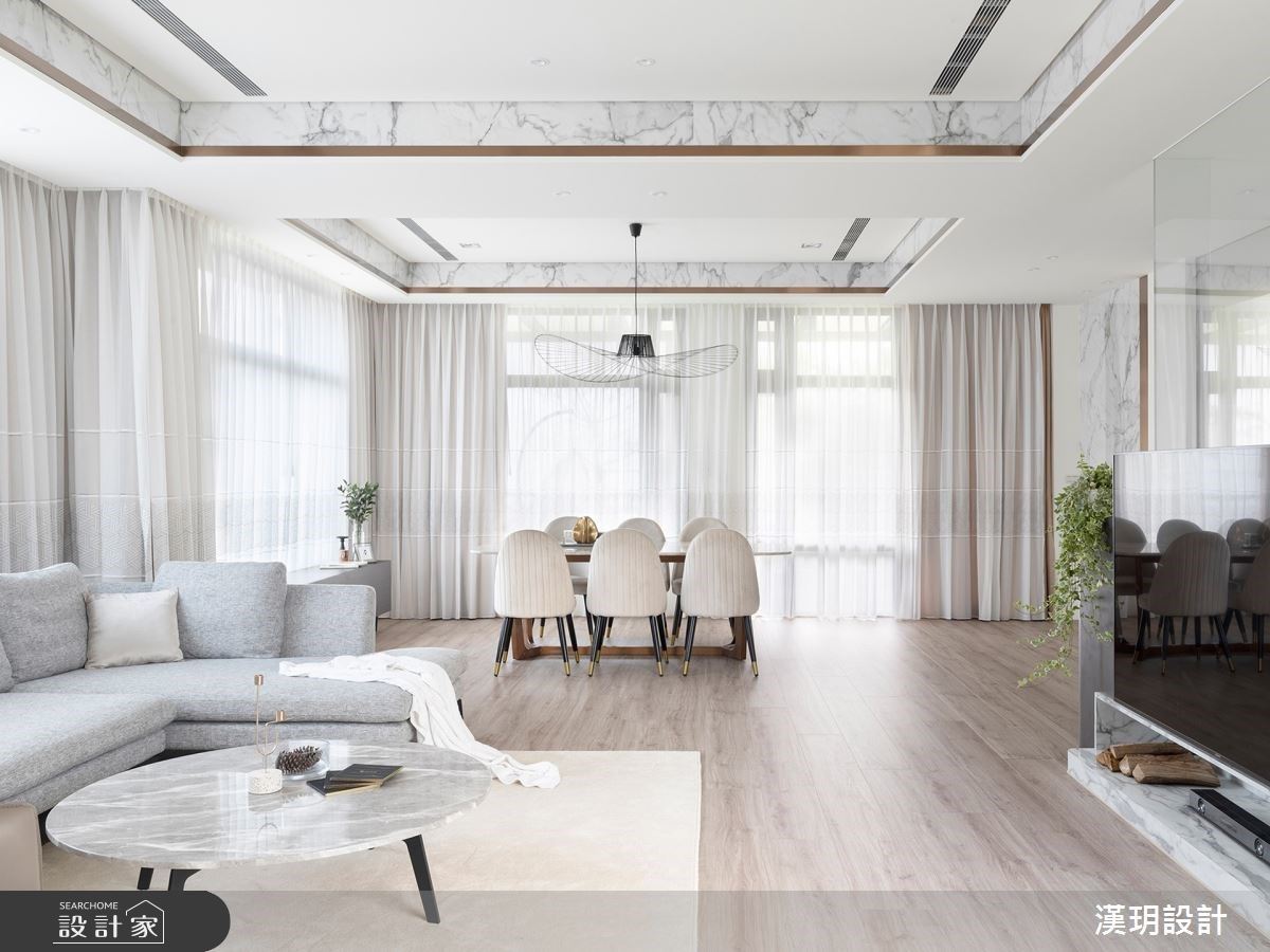 沿牆線規劃系統櫃！57 坪透天別墅以光為師，輕裝修就能打造看不膩的簡約風