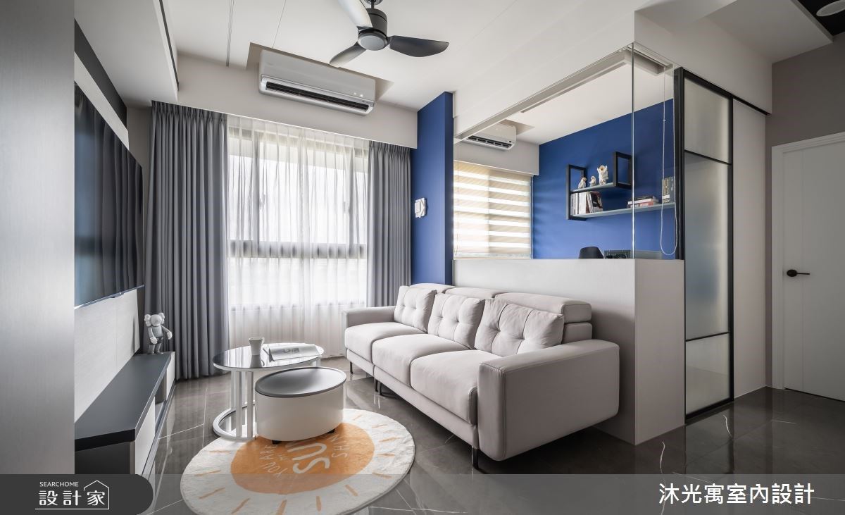 單身男子的創意居所! 吧檯式餐桌、書房兼客房、機能收納都在18坪現代宅