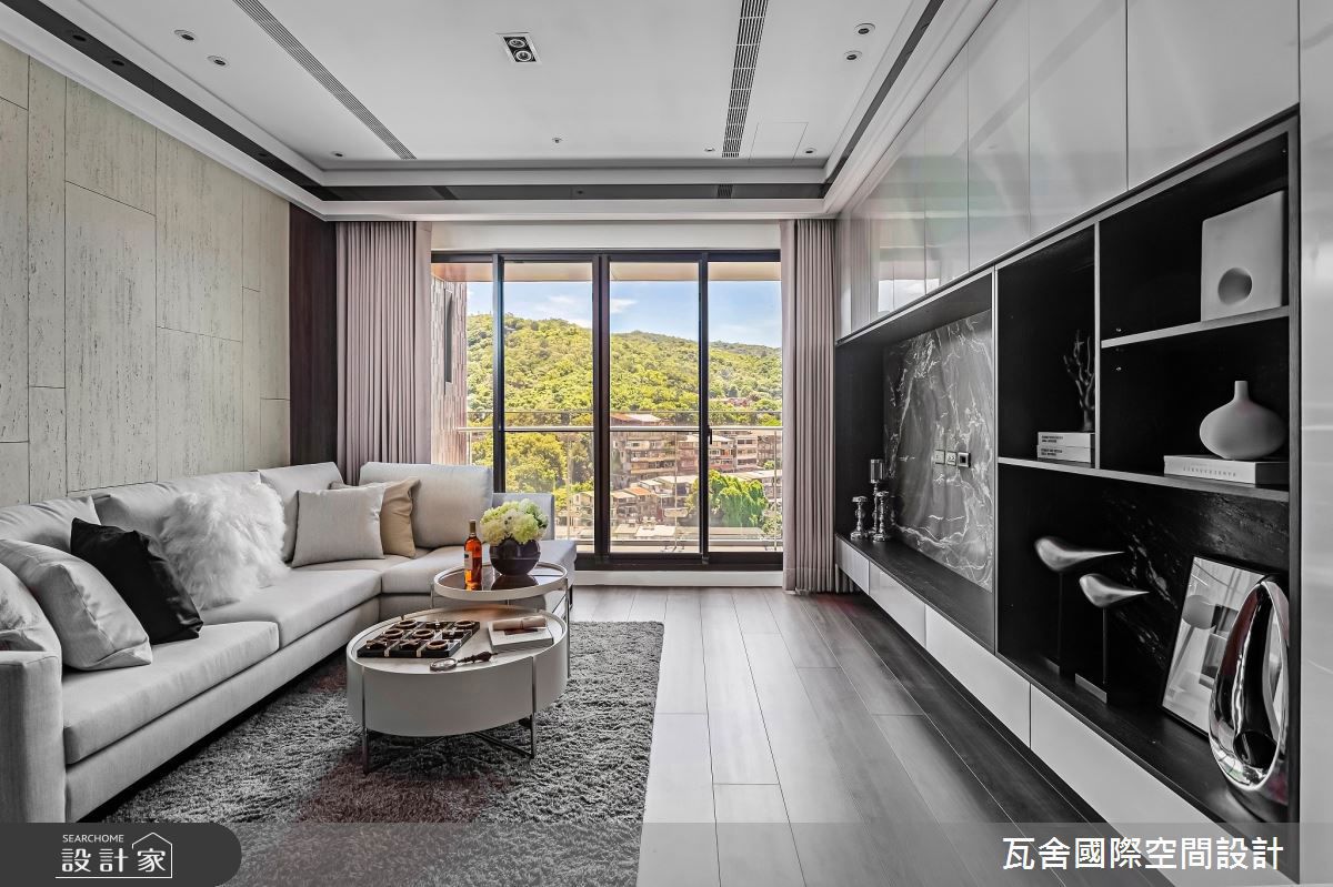 47.03坪現代風大宅，流暢線條打造寬敞舒適，都市生活也能自在放鬆！