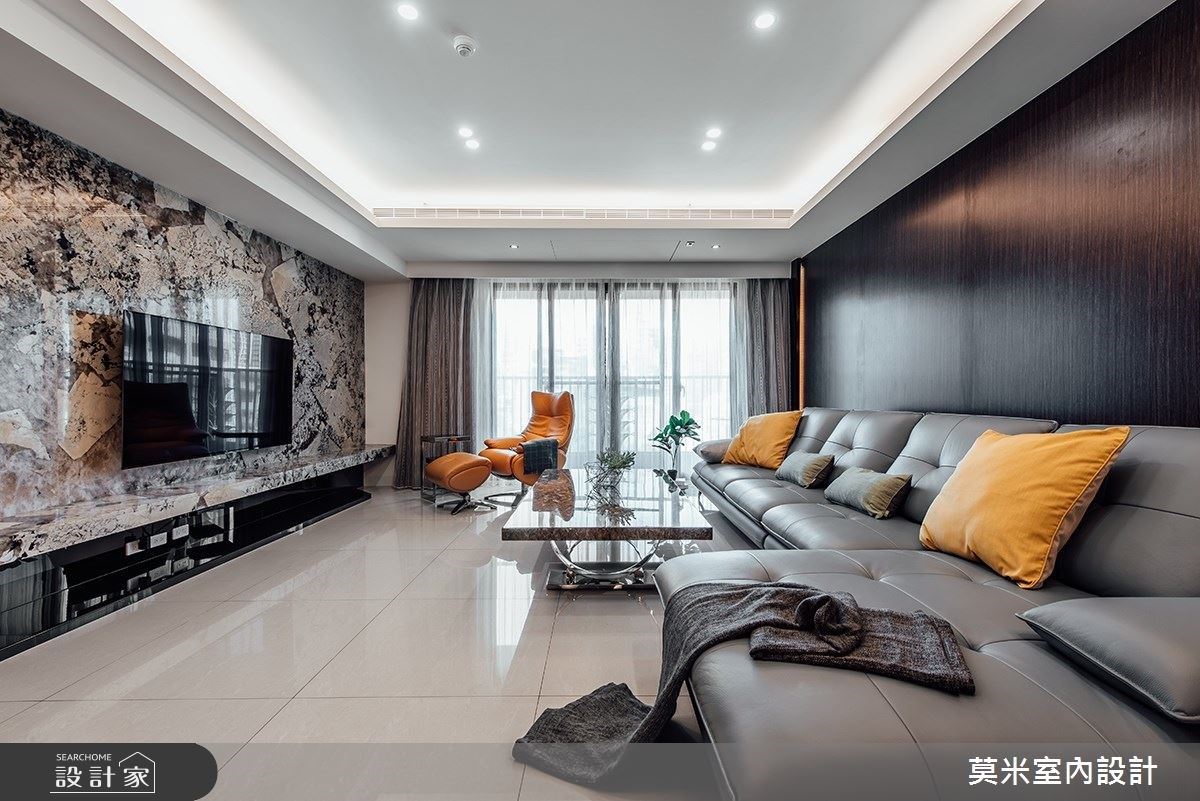 60坪混搭風時尚豪宅，化解低矮樑柱、異材質搭配實現夢想之家！