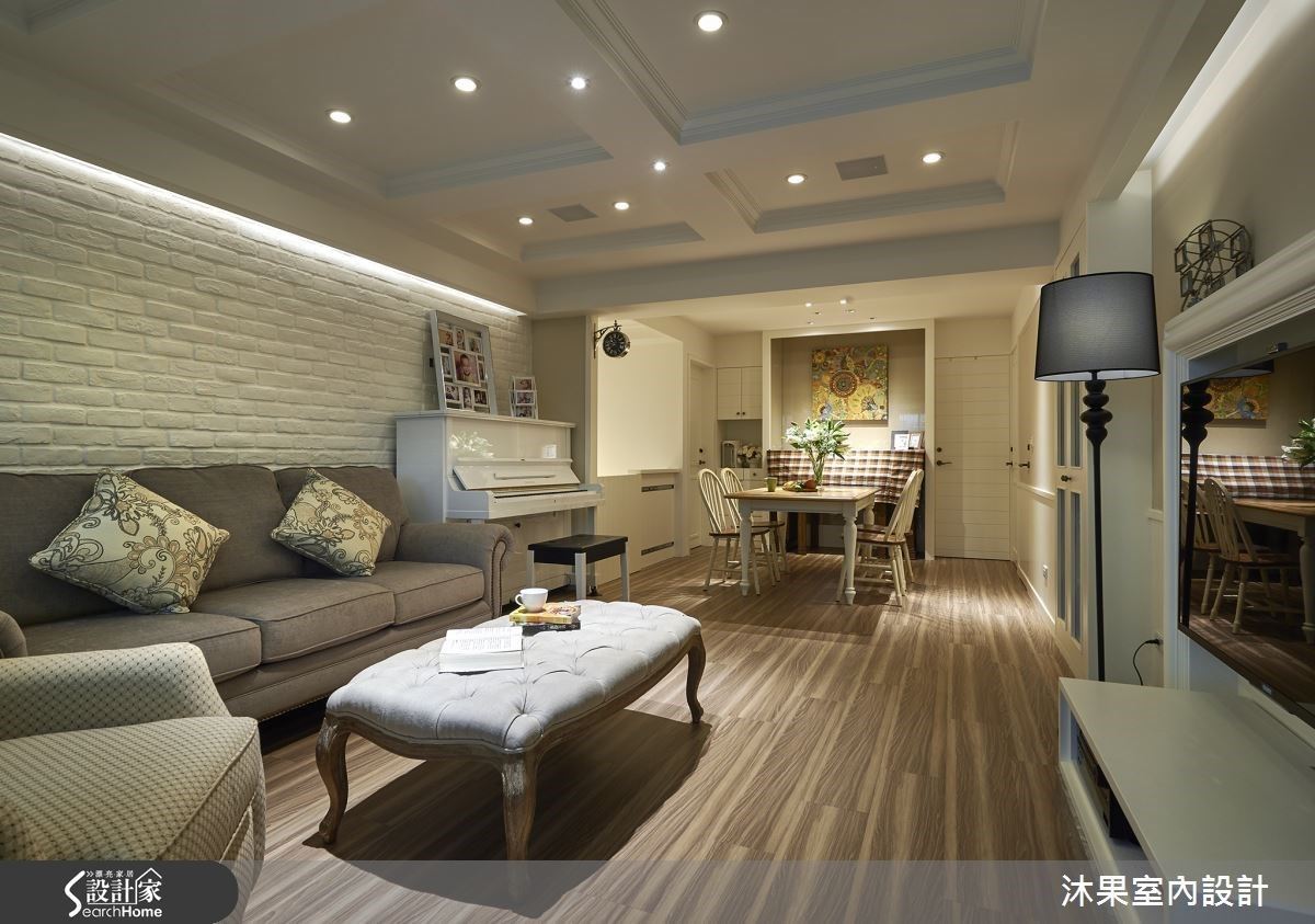 悠然演奏鄉村懷舊回憶  混搭典雅美式溫馨宅