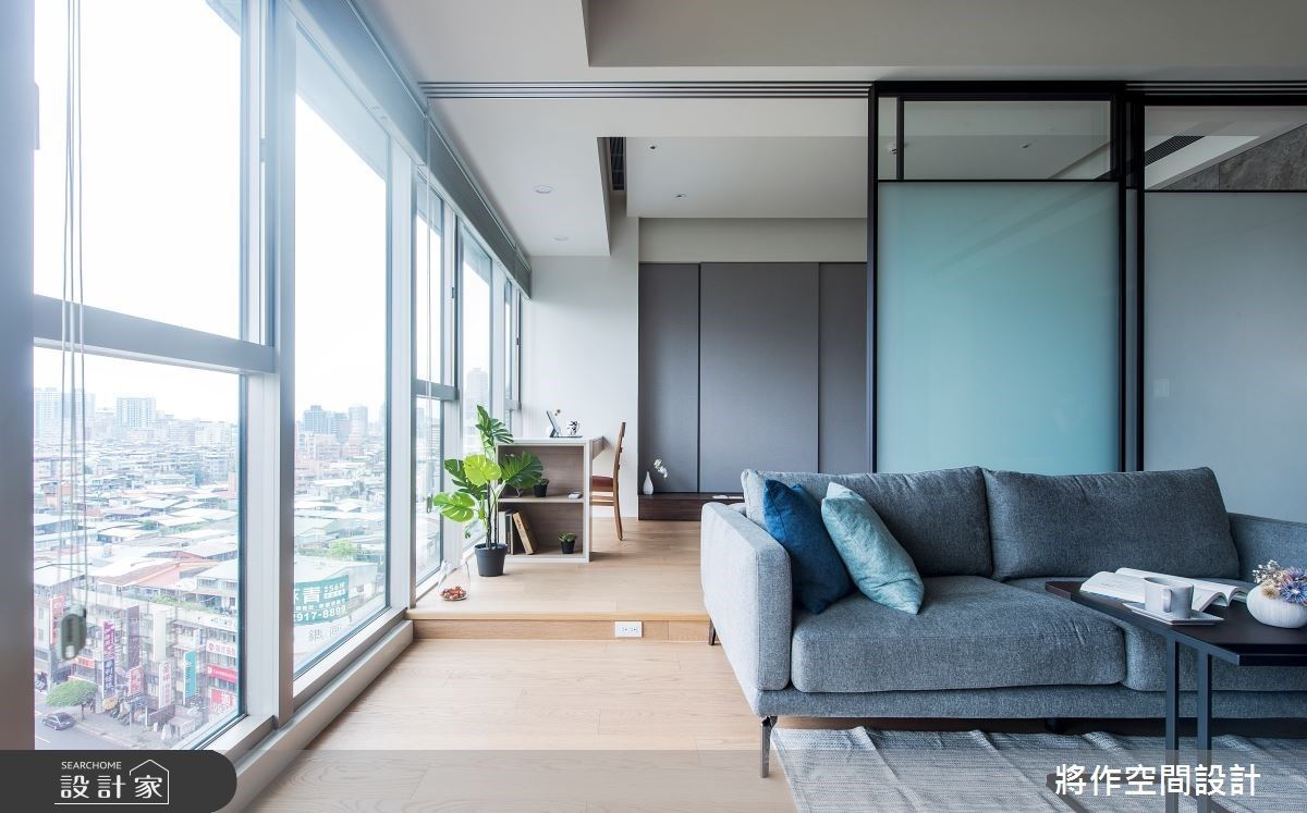 通透設計化窗外天際線為絕美端景！20 坪簡約風住宅坐擁三倍廣角視野