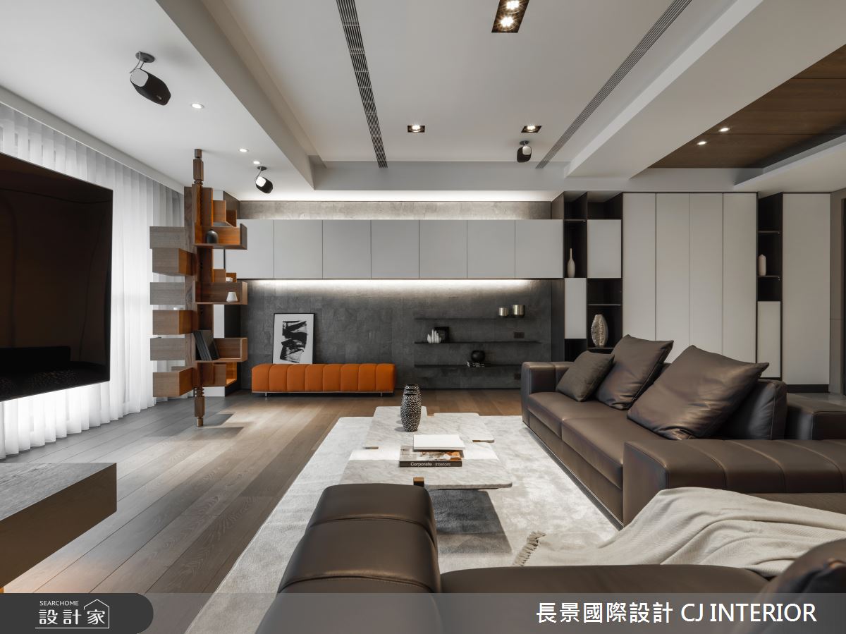 燈光柔美，氣氛慵懶！92 坪低奢現代宅任你鬆懈