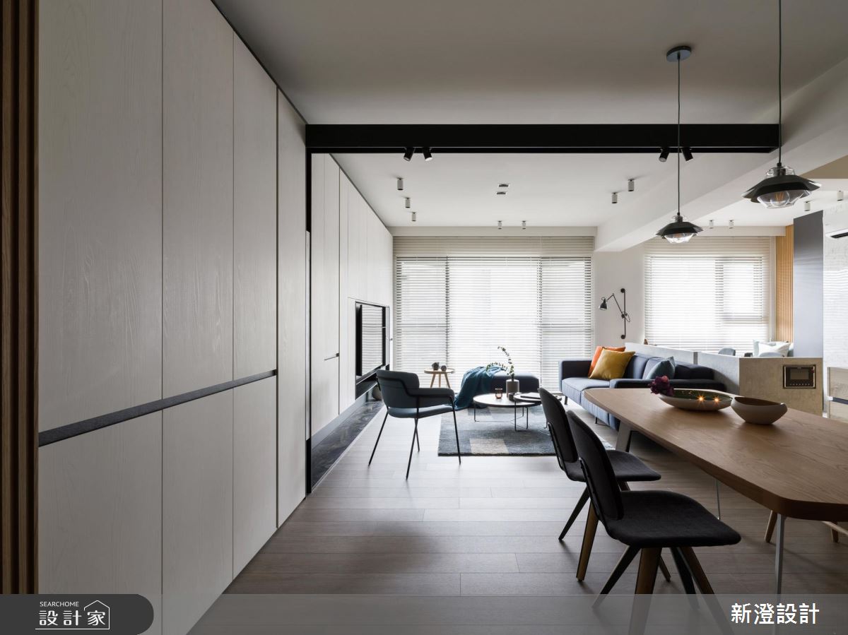 處處都是美形收納！夫妻2人的現代風機能好宅 