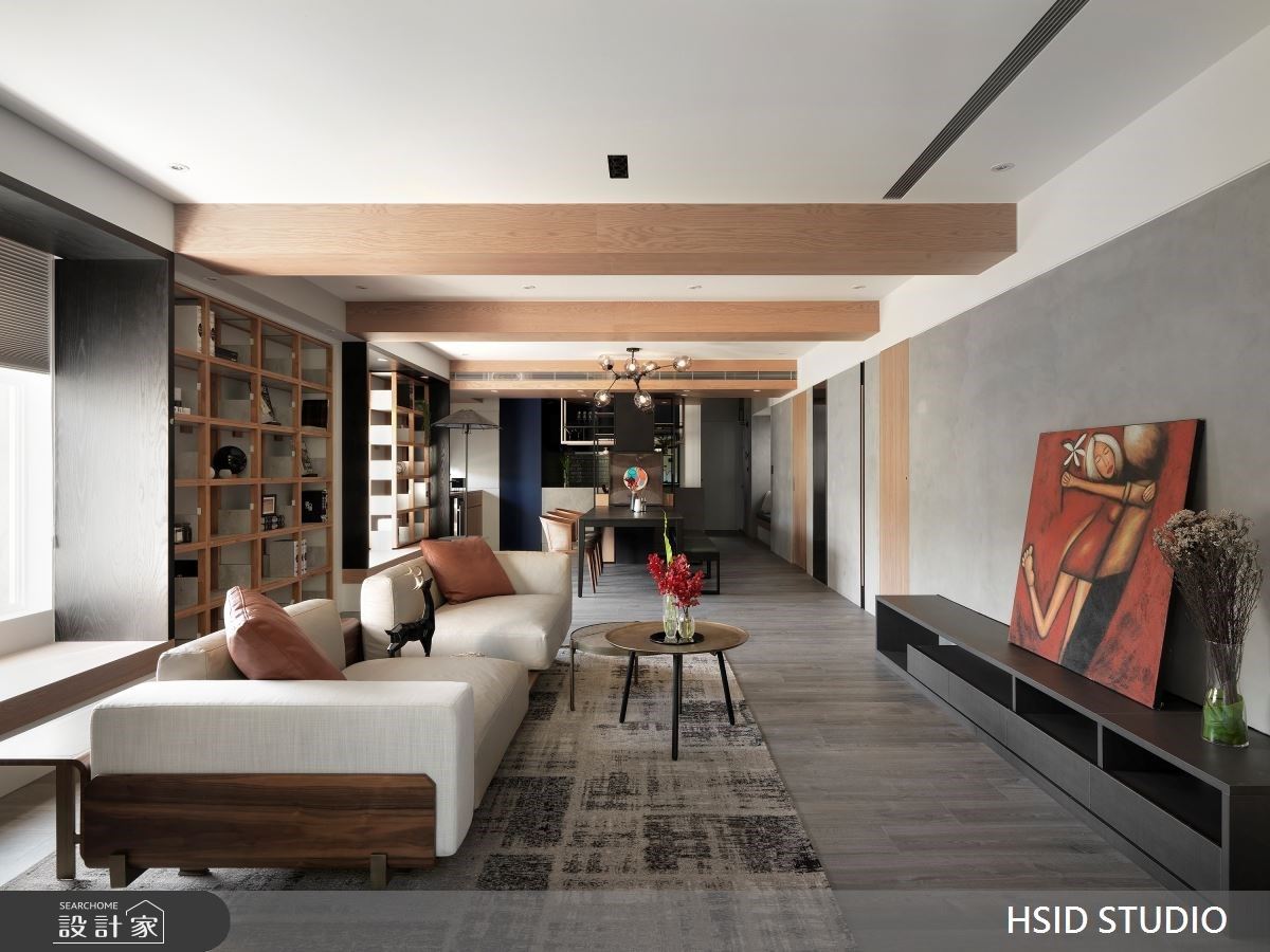 狹長老屋變身日光大道  實木綠意書香與共的男醫師療癒現代宅