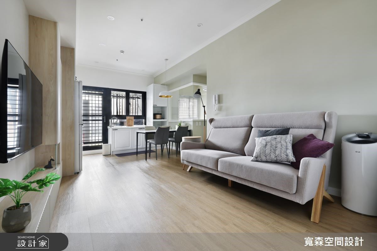 隱藏收納巧思的23坪小宅，入住一家三口恰恰好！