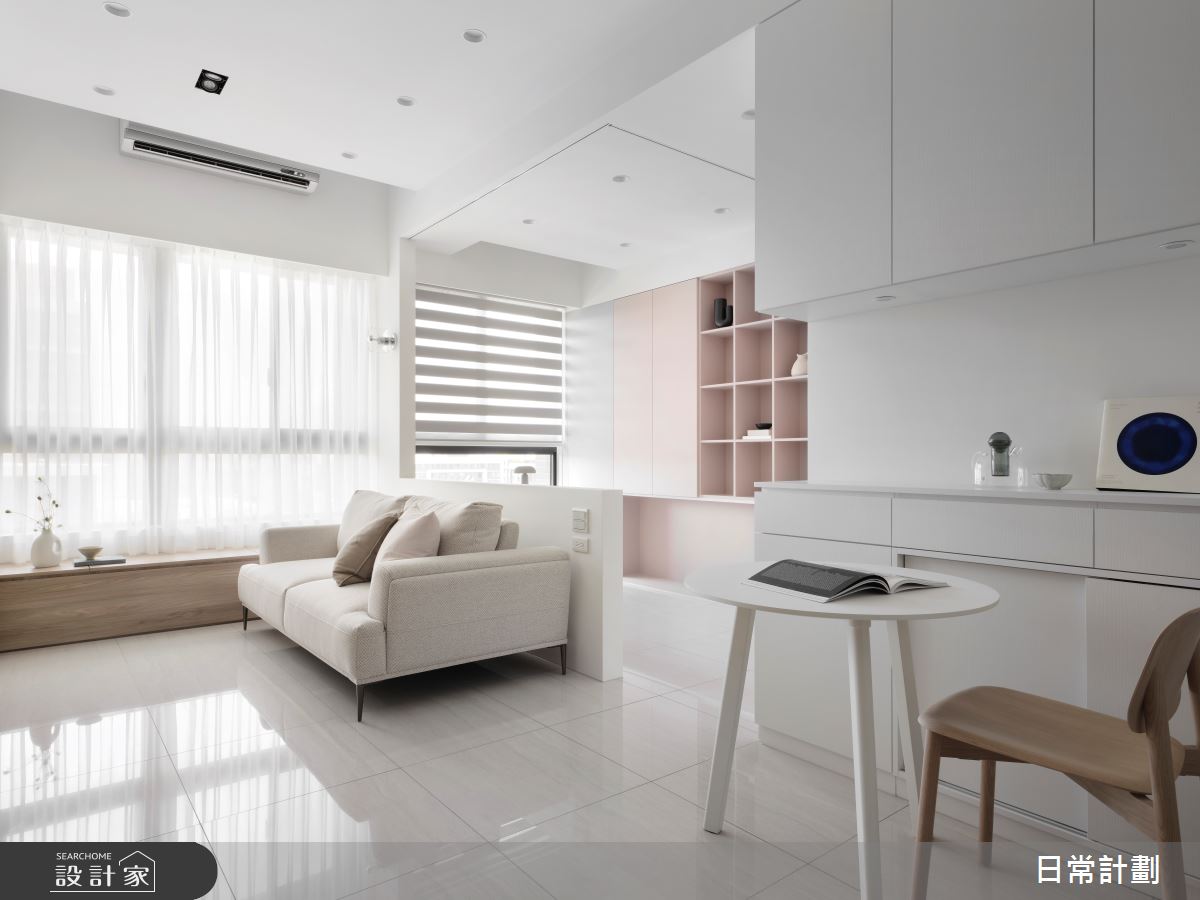 18坪北歐靜謐甜蜜居所! 專業設計團隊打造簡約線條、完善收納，小宅也是D...