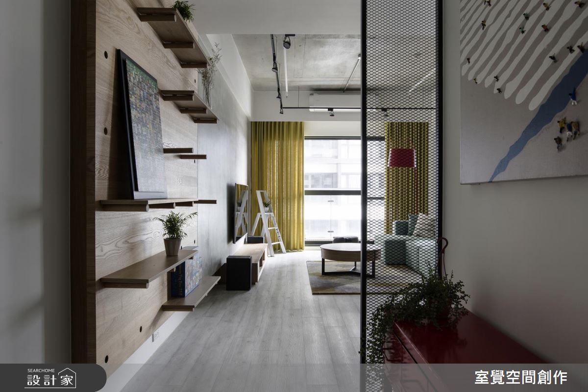 讓愛情永遠不褪色！我們的 25 坪繽紛工業新婚宅