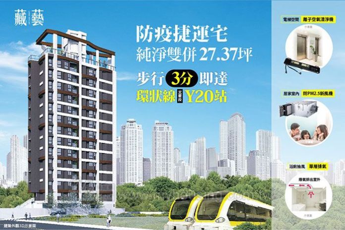 房價「疫」外上揚 搶佔蘆洲Y20捷運站最好買點