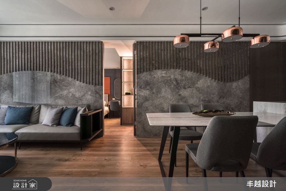 天然大器的飯店風美學！大地色巧遇奢華材質，突破對20坪小宅的既有想像