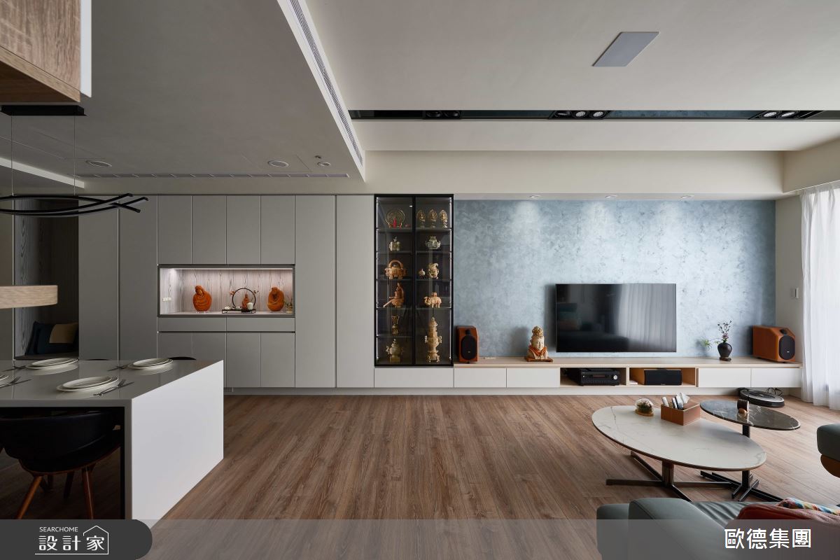 以東方藝術描摹迷人禪意!簡約現代設計打造36坪藝文雅居