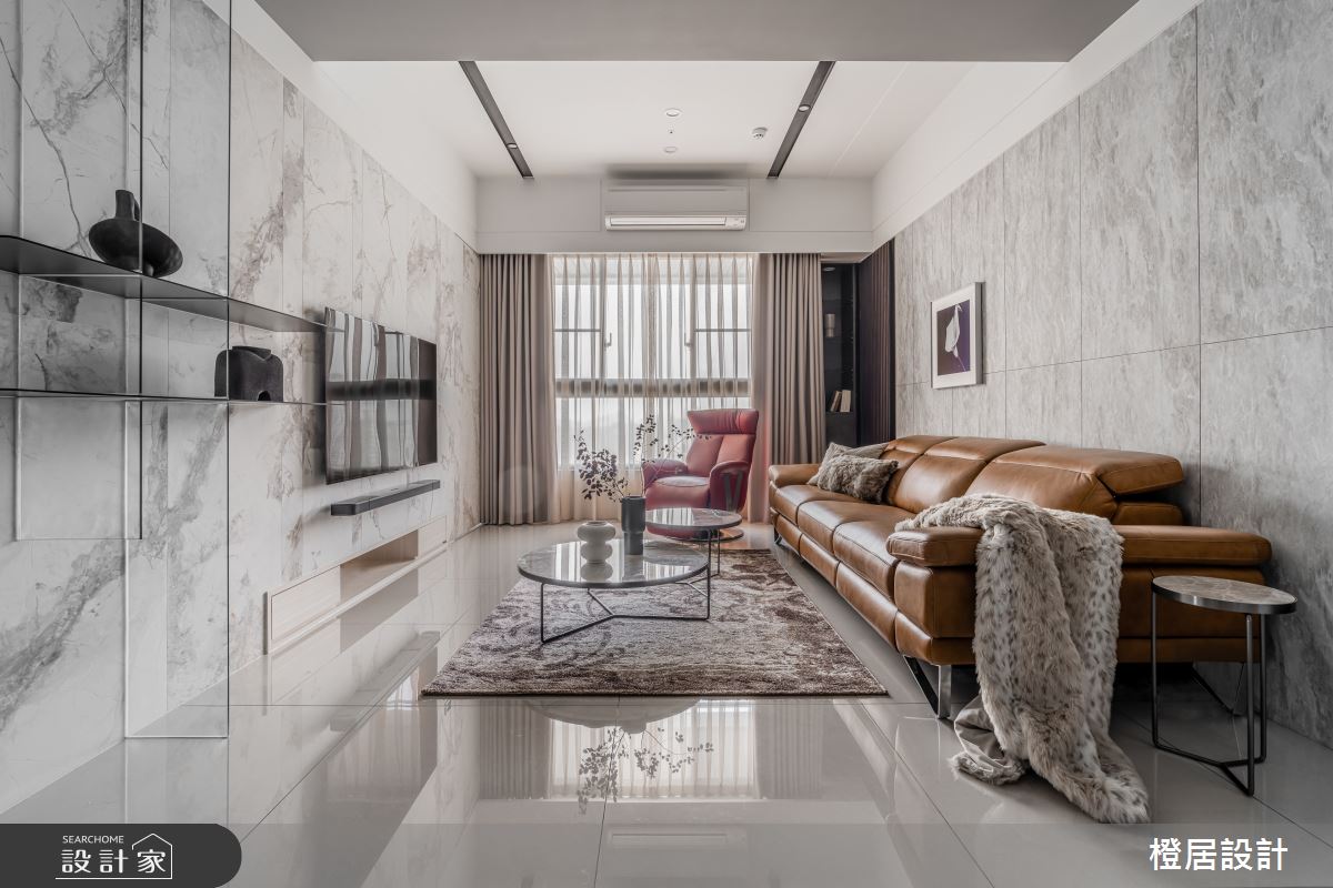 替一家四口實現夢想中現代宅！掌握石材紋理、異材質漸層設計，打造非凡...