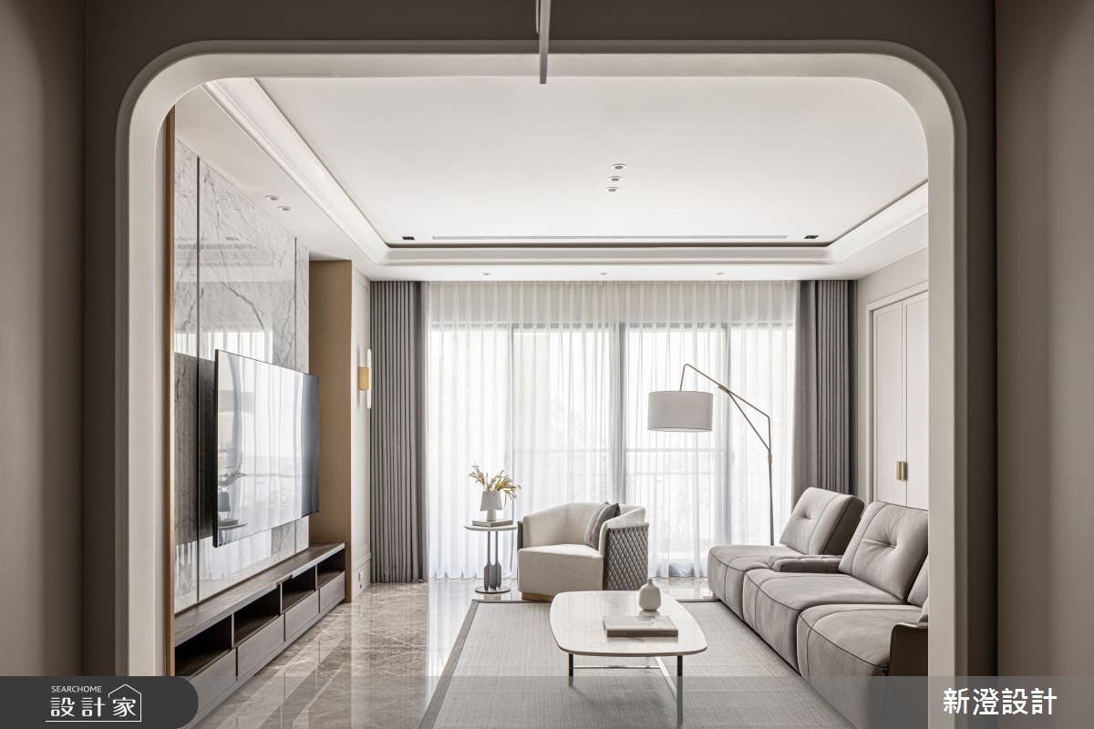 三代同堂都愛的新古典別墅！奶茶色鋪敘舒適愜意的生活步調