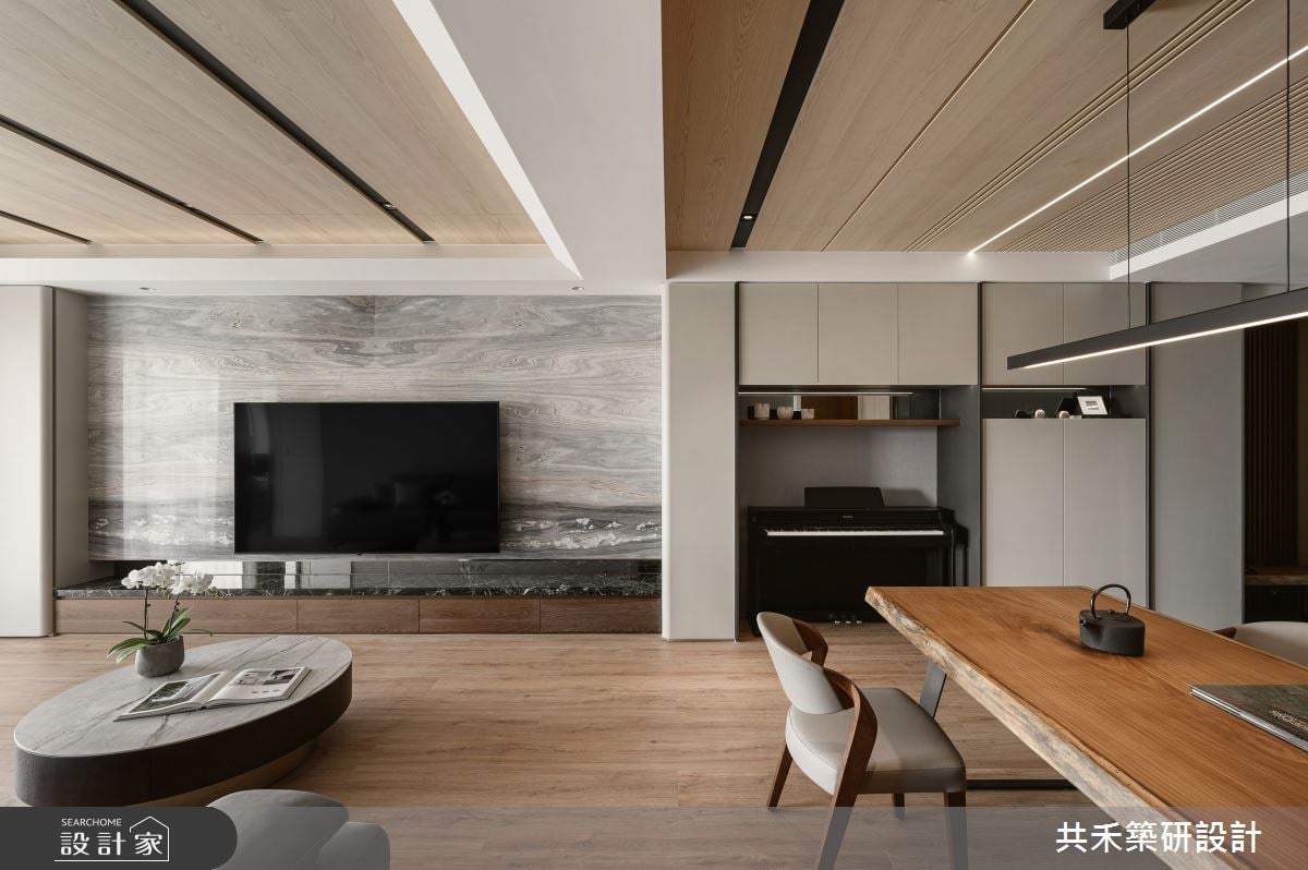 預售屋客變四口親子宅！醫師夫妻以自然現代風，吹出日光書房、雙孩房機能