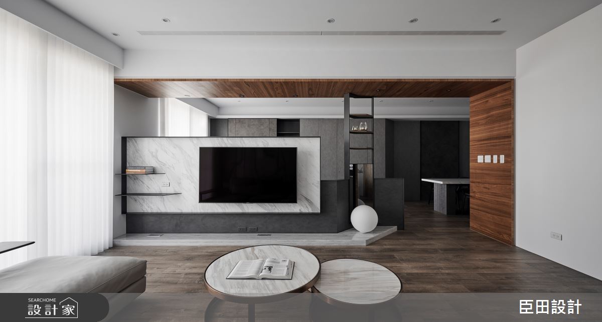 整合收納與機能的現代灰階質感宅，還你留白的愜意自在