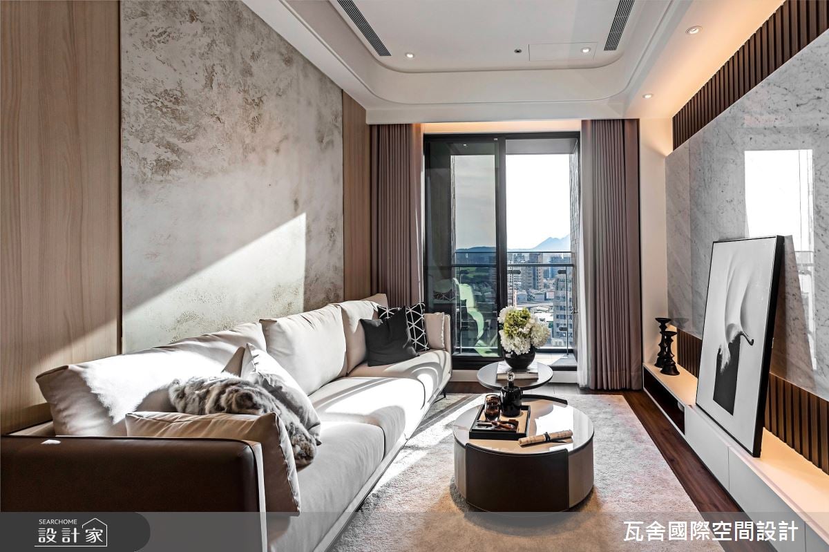 解構異材質奢華美學，透過室內設計重掌新成屋的生活尺度與開闊視野