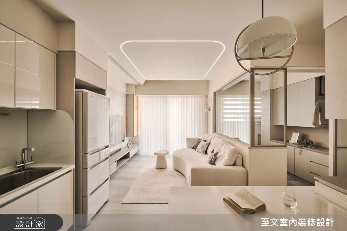 沉浸浪漫生活微光！ 16 坪溫柔北歐風小宅，以迷人奶油白營造優雅好氣色！