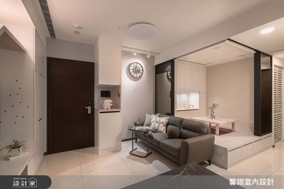 15 坪打造 3 房 2 廳！現代單身宅濃縮豐富機能，多功能和室和大收納一次...