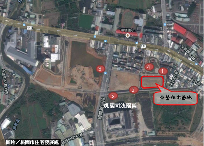 桃園兩社宅招標  1到3房全都有