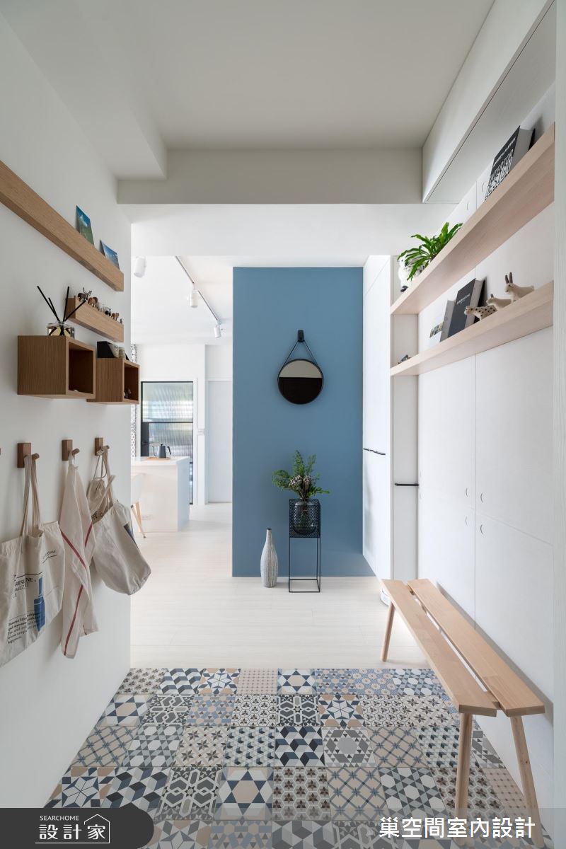 玻璃書房、花磚更衣室！小夫妻的清甜感日系紀實