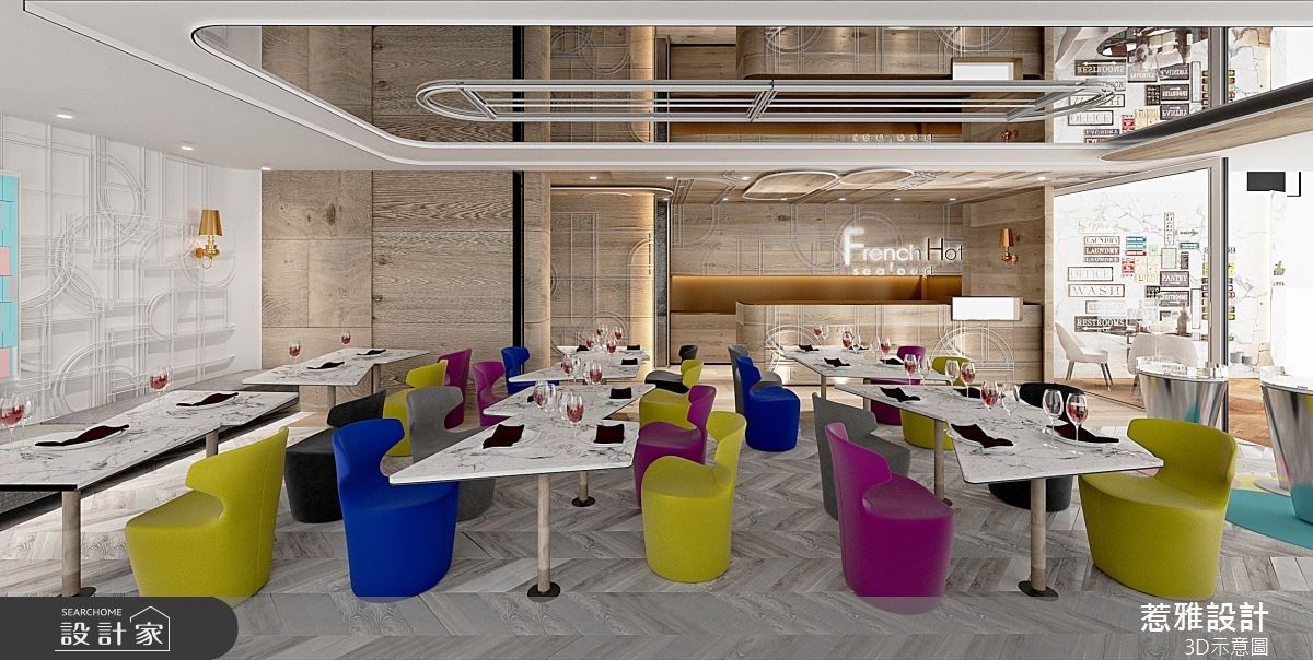 夢幻法式馬卡龍色登場！35年老屋翻新商業空間，揭開一場時尚前衛的頂級饗宴