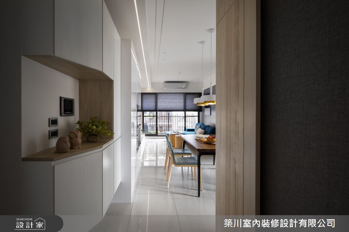 房間不再小小的！三面採光北歐宅，拉長收納尺度